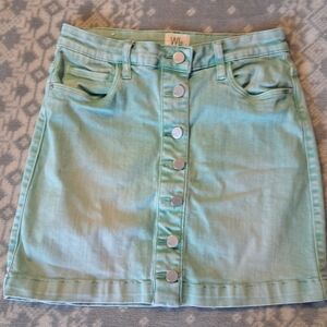 WLAB Denim Mini Skirt
